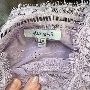 White birch, Flowing tank top